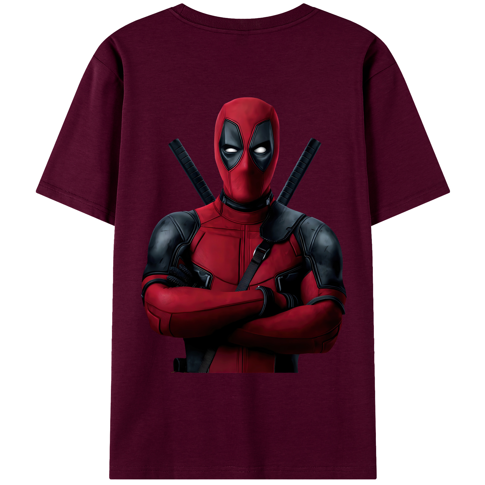 （画像用） Deadpool デッドプール レディース半袖Tシャツ(バックプリント)